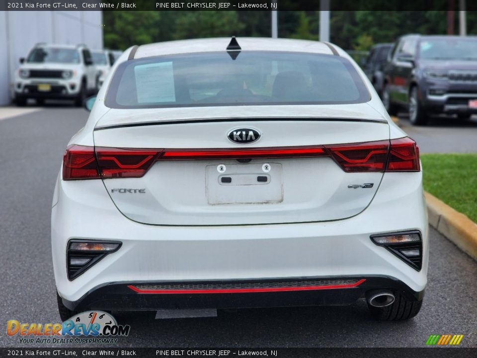 2021 Kia Forte GT-Line Clear White / Black Photo #6