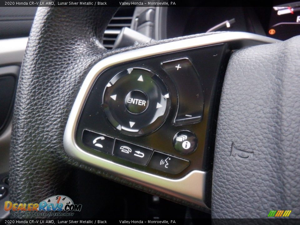 2020 Honda CR-V LX AWD Lunar Silver Metallic / Black Photo #19