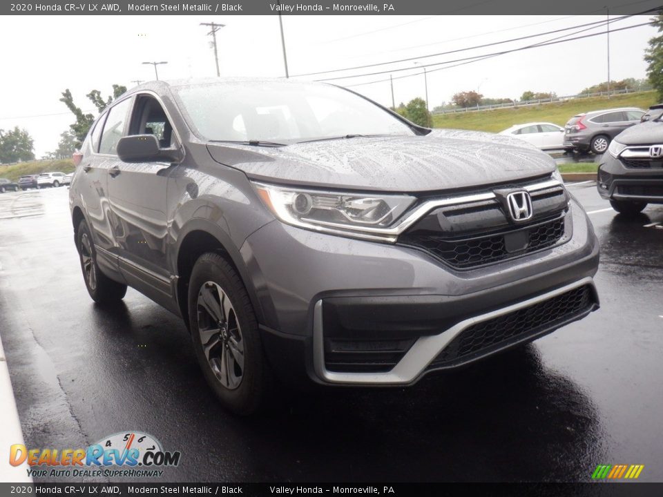 2020 Honda CR-V LX AWD Modern Steel Metallic / Black Photo #4