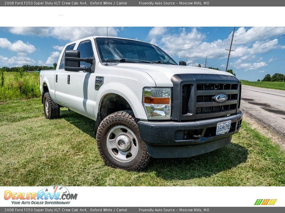 Front 3/4 View of 2008 Ford F350 Super Duty XLT Crew Cab 4x4 Photo #1