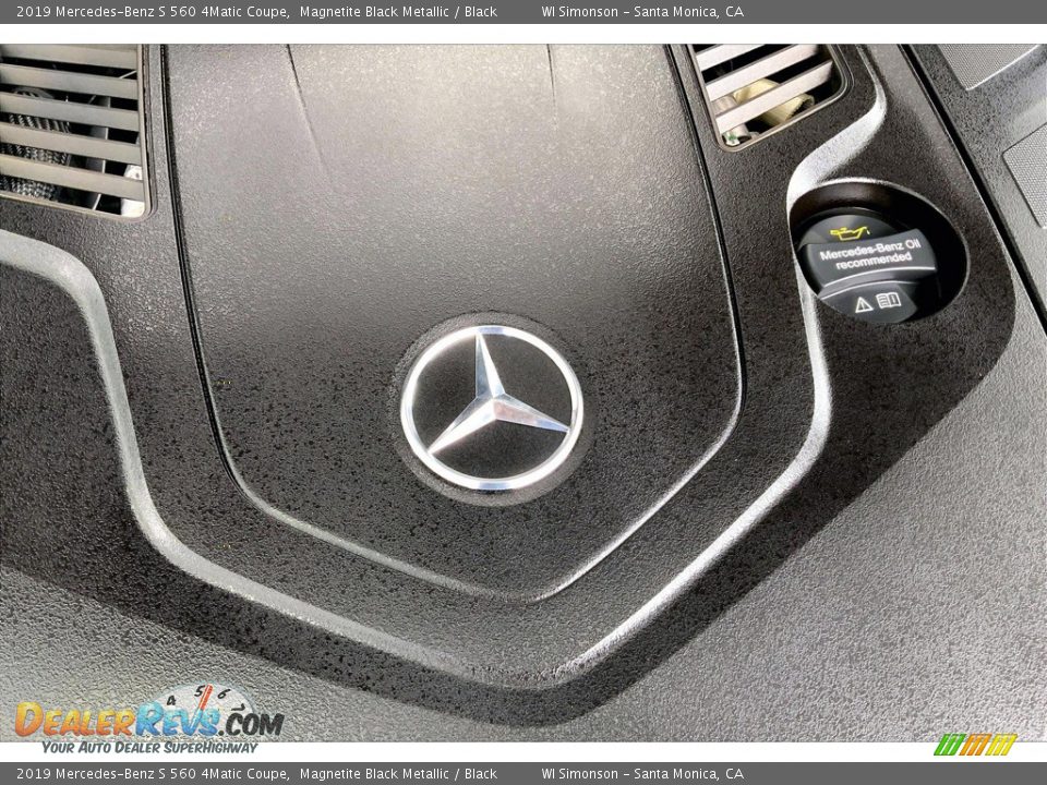 2019 Mercedes-Benz S 560 4Matic Coupe Magnetite Black Metallic / Black Photo #32