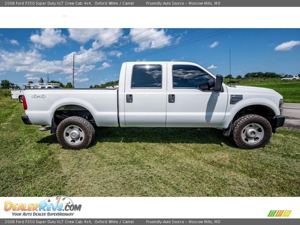 Oxford White 2008 Ford F350 Super Duty XLT Crew Cab 4x4 Photo #3