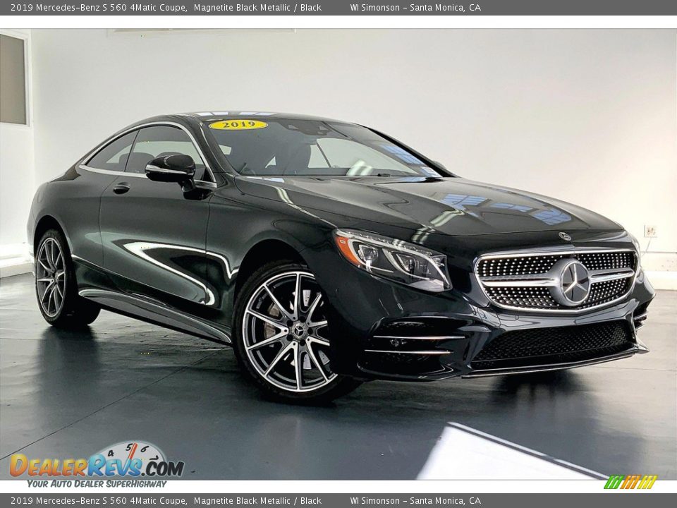 2019 Mercedes-Benz S 560 4Matic Coupe Magnetite Black Metallic / Black Photo #34