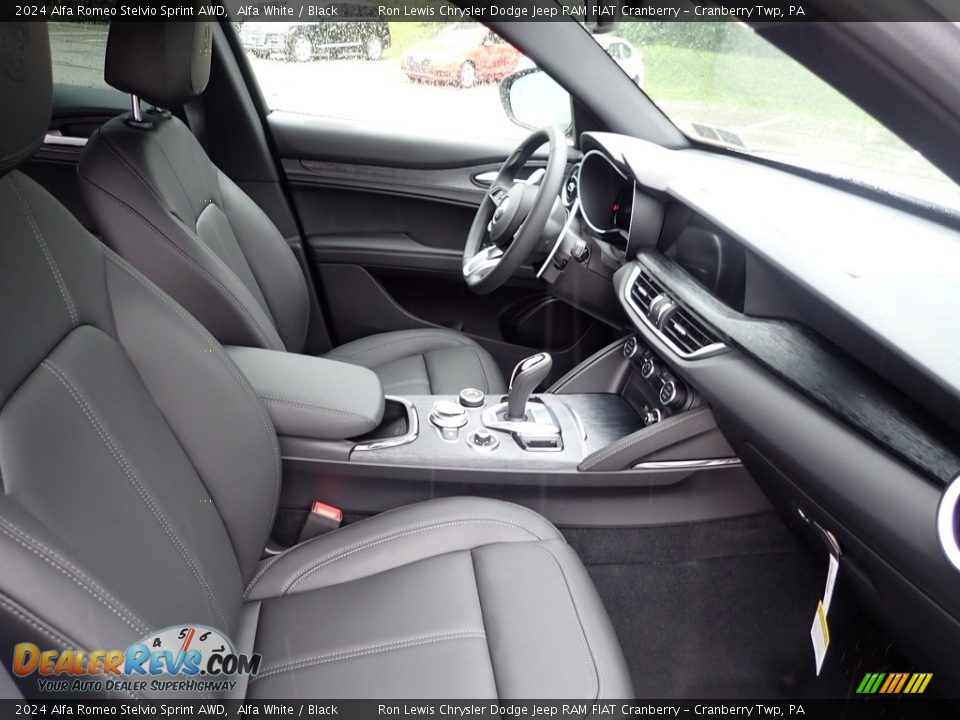 Front Seat of 2024 Alfa Romeo Stelvio Sprint AWD Photo #10