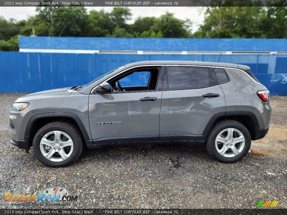 2023 Jeep Compass Sport 4x4 Sting-Gray / Black Photo #3