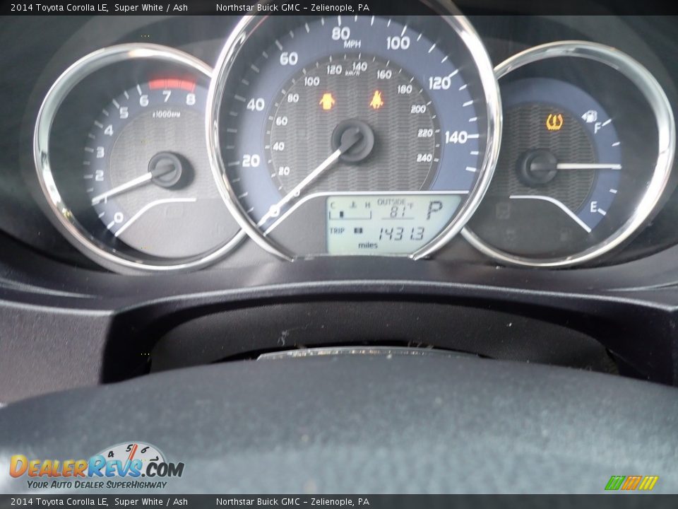 2014 Toyota Corolla LE Gauges Photo #23