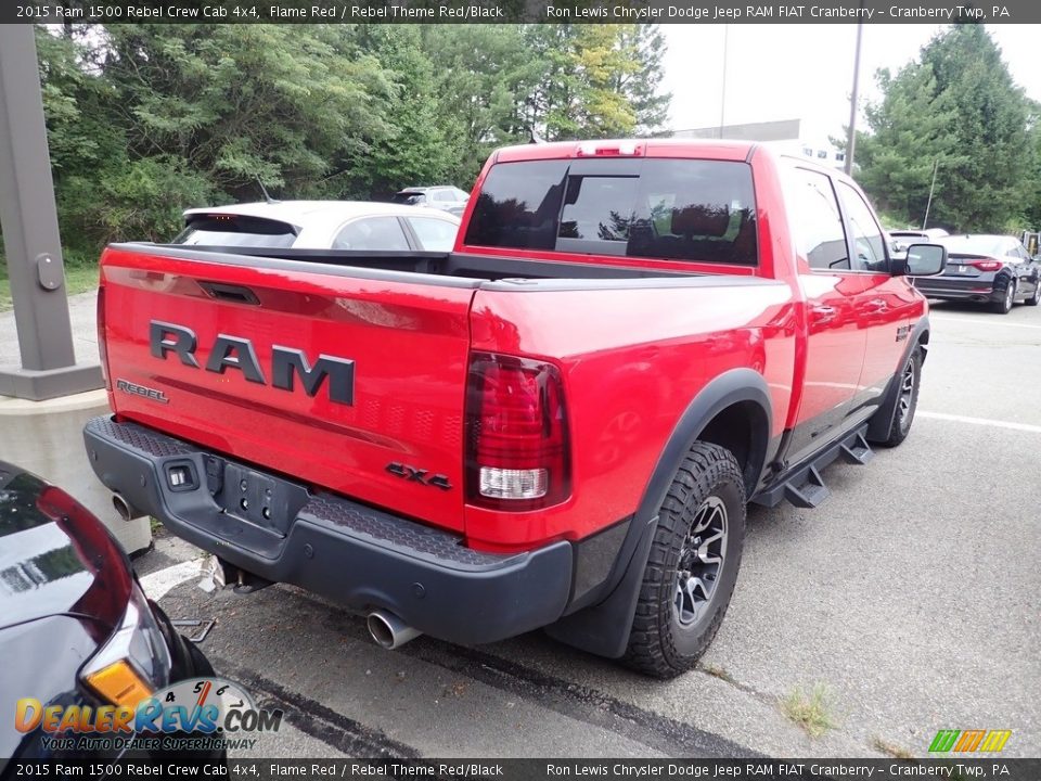 Flame Red 2015 Ram 1500 Rebel Crew Cab 4x4 Photo #4