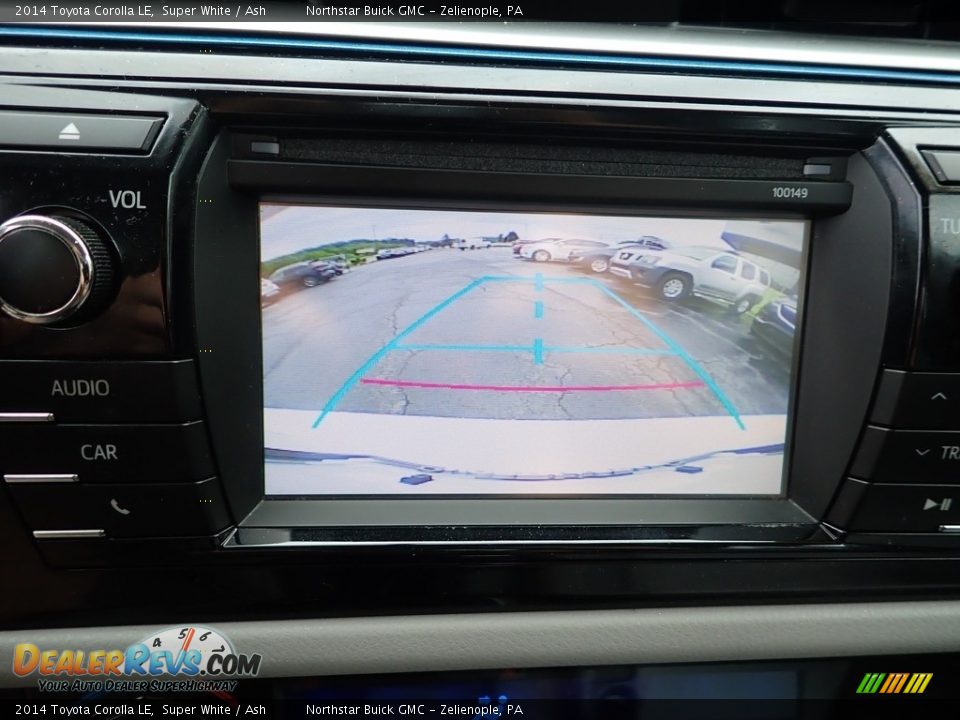 2014 Toyota Corolla LE Super White / Ash Photo #25