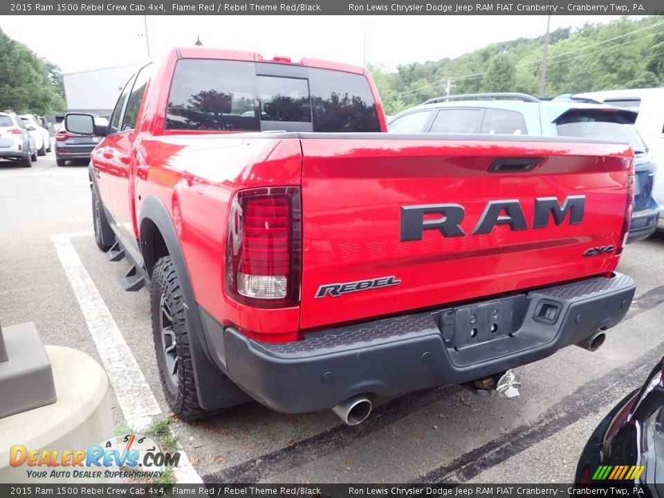 Flame Red 2015 Ram 1500 Rebel Crew Cab 4x4 Photo #5