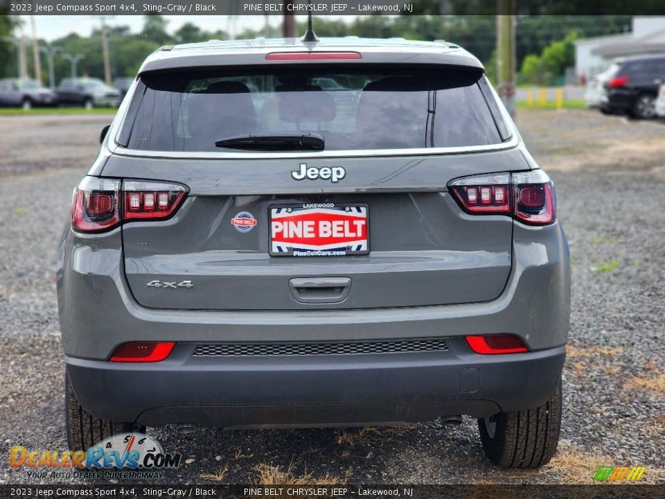 2023 Jeep Compass Sport 4x4 Sting-Gray / Black Photo #6