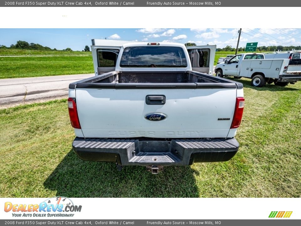 2008 Ford F350 Super Duty XLT Crew Cab 4x4 Oxford White / Camel Photo #20