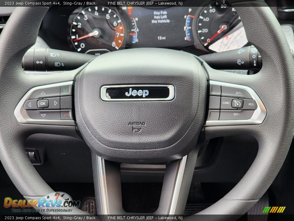 2023 Jeep Compass Sport 4x4 Sting-Gray / Black Photo #13