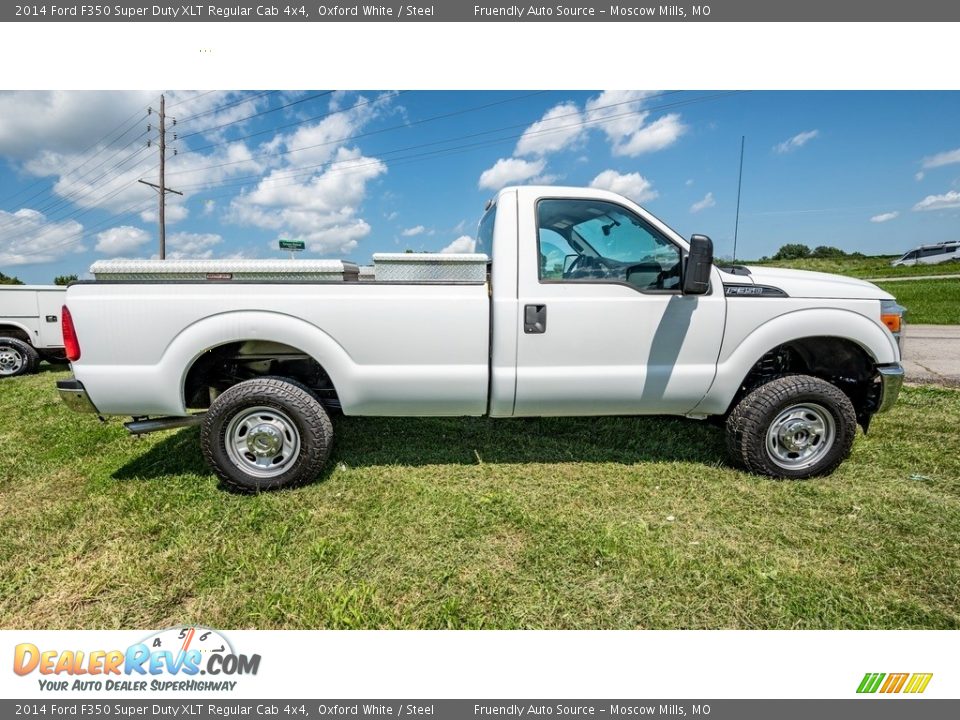 Oxford White 2014 Ford F350 Super Duty XLT Regular Cab 4x4 Photo #3