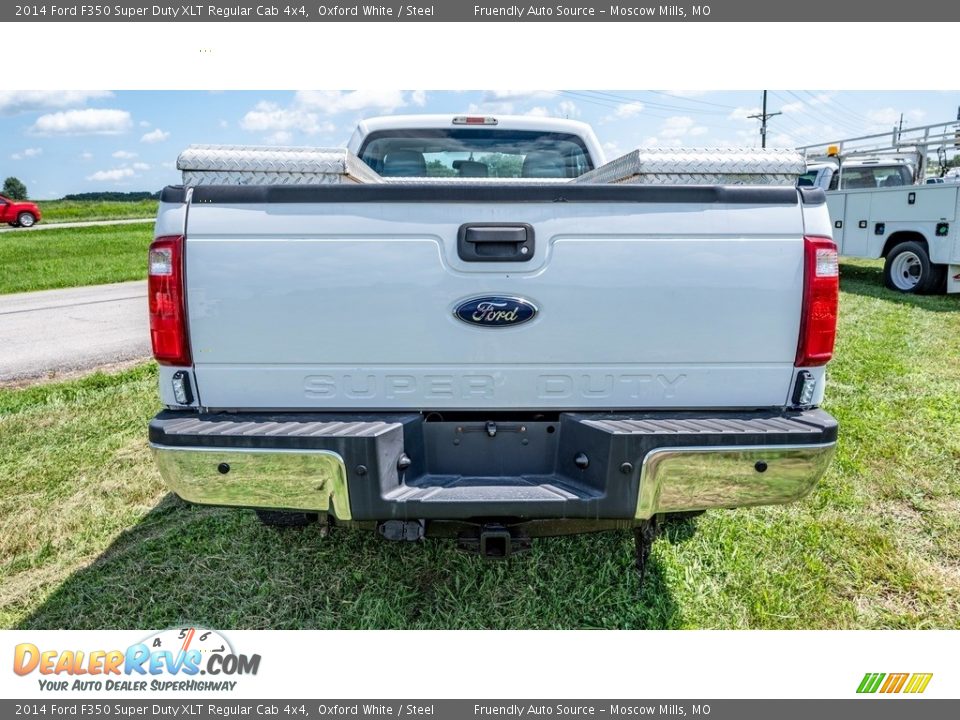 2014 Ford F350 Super Duty XLT Regular Cab 4x4 Oxford White / Steel Photo #5