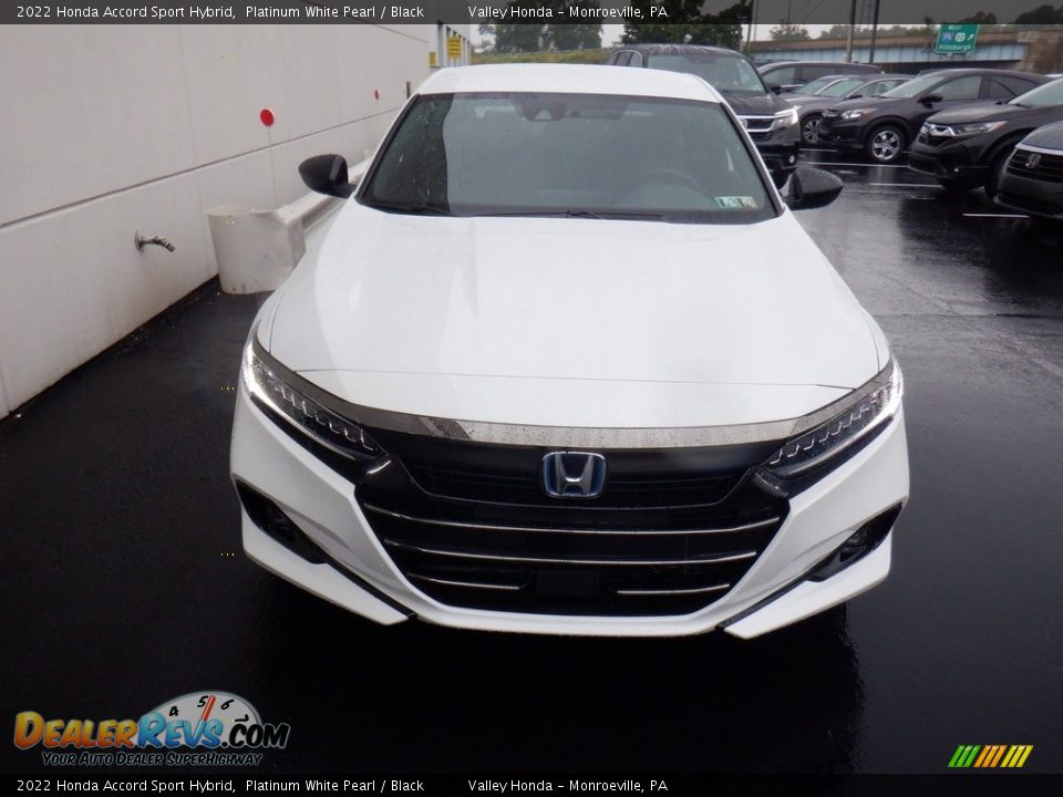 2022 Honda Accord Sport Hybrid Platinum White Pearl / Black Photo #5