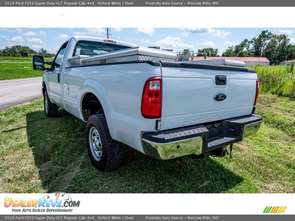 2014 Ford F350 Super Duty XLT Regular Cab 4x4 Oxford White / Steel Photo #6