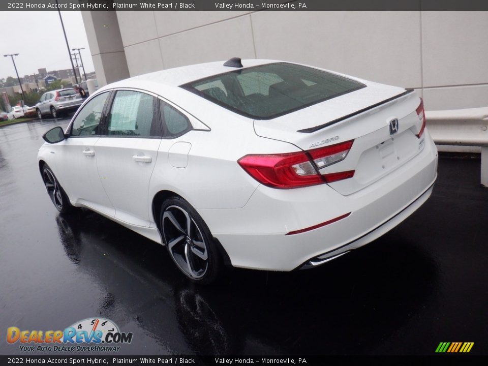 2022 Honda Accord Sport Hybrid Platinum White Pearl / Black Photo #10