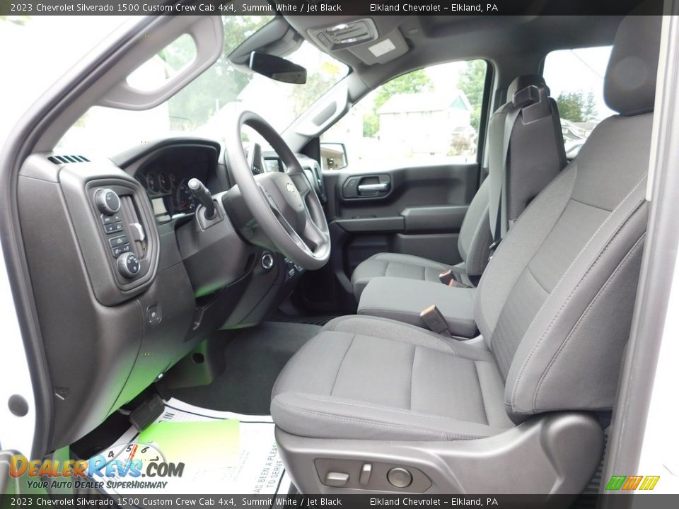 Front Seat of 2023 Chevrolet Silverado 1500 Custom Crew Cab 4x4 Photo #22