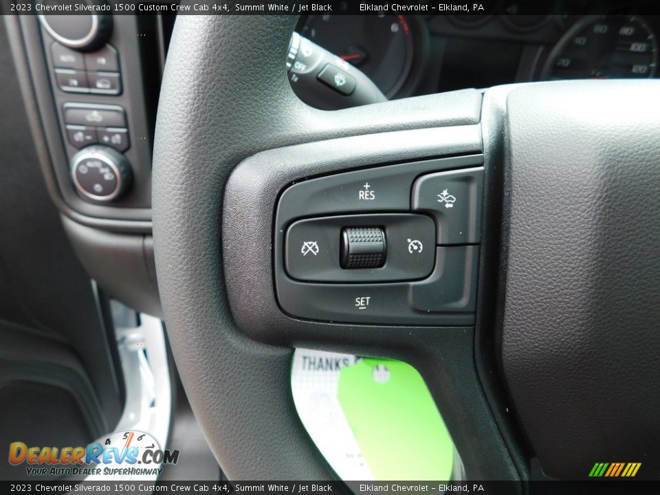2023 Chevrolet Silverado 1500 Custom Crew Cab 4x4 Steering Wheel Photo #26