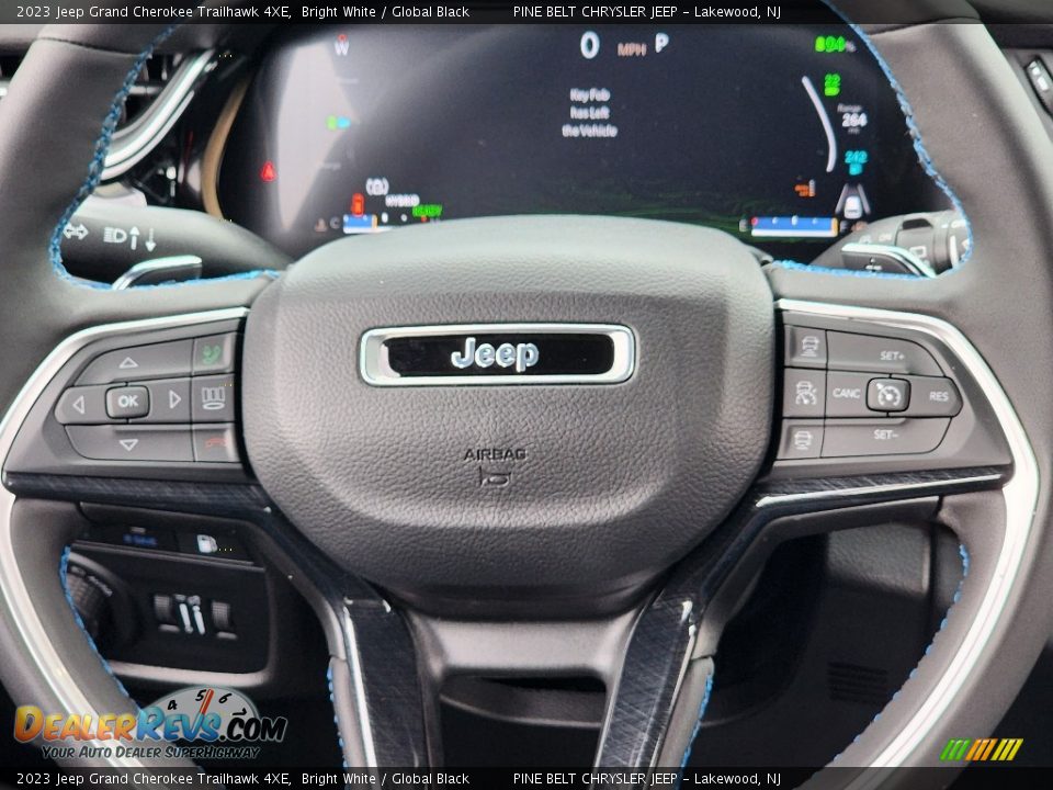 2023 Jeep Grand Cherokee Trailhawk 4XE Steering Wheel Photo #13