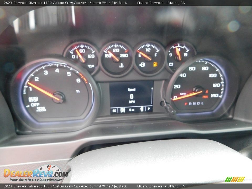 2023 Chevrolet Silverado 1500 Custom Crew Cab 4x4 Gauges Photo #29