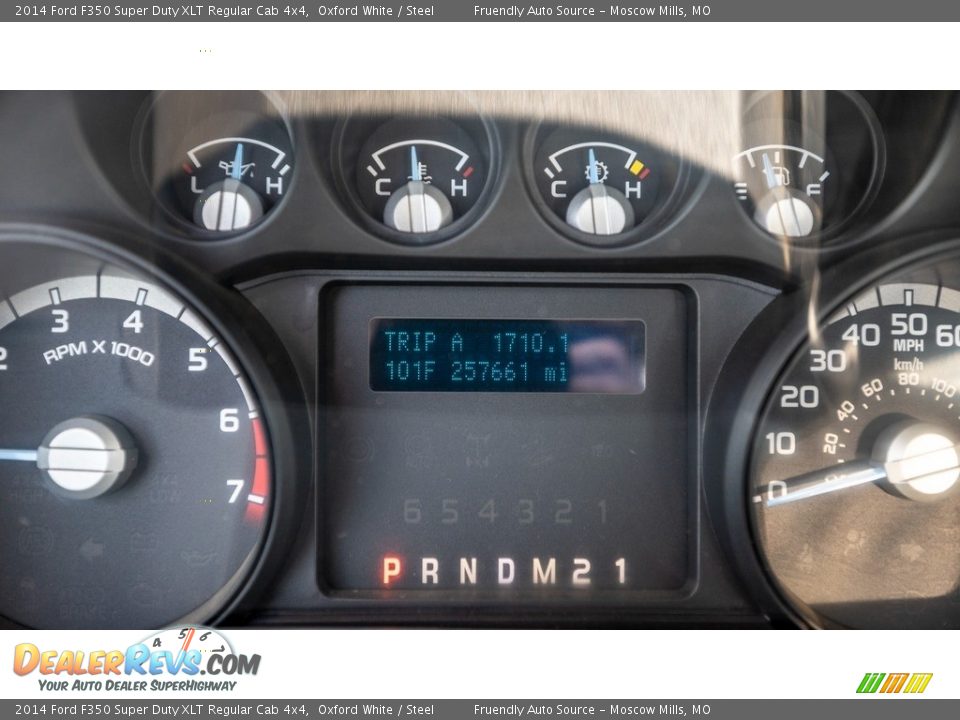 2014 Ford F350 Super Duty XLT Regular Cab 4x4 Gauges Photo #26