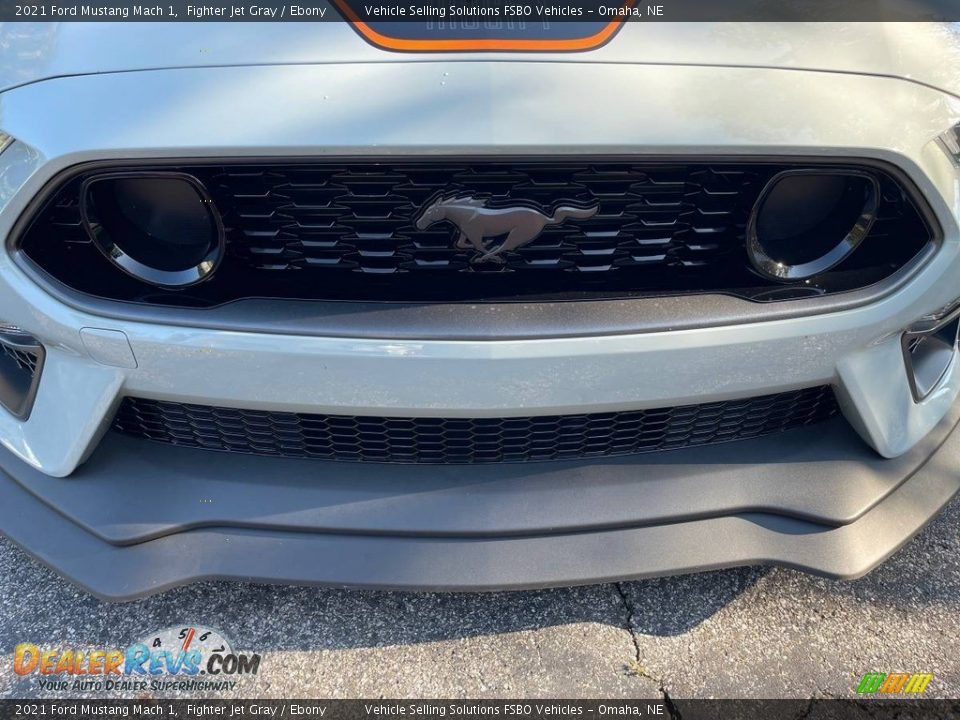 2021 Ford Mustang Mach 1 Fighter Jet Gray / Ebony Photo #2