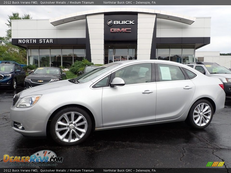 2012 Buick Verano FWD Quicksilver Metallic / Medium Titanium Photo #1