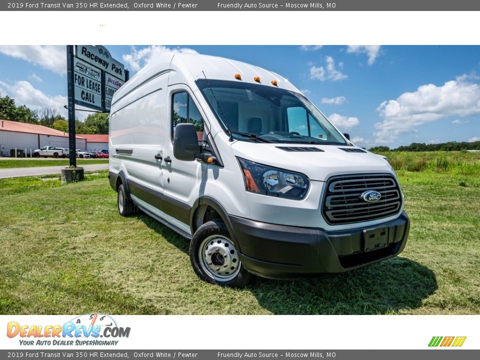 Front 3/4 View of 2019 Ford Transit Van 350 HR Extended Photo #1