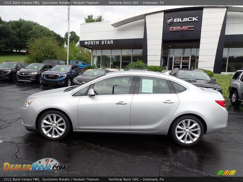 2012 Buick Verano FWD Quicksilver Metallic / Medium Titanium Photo #2