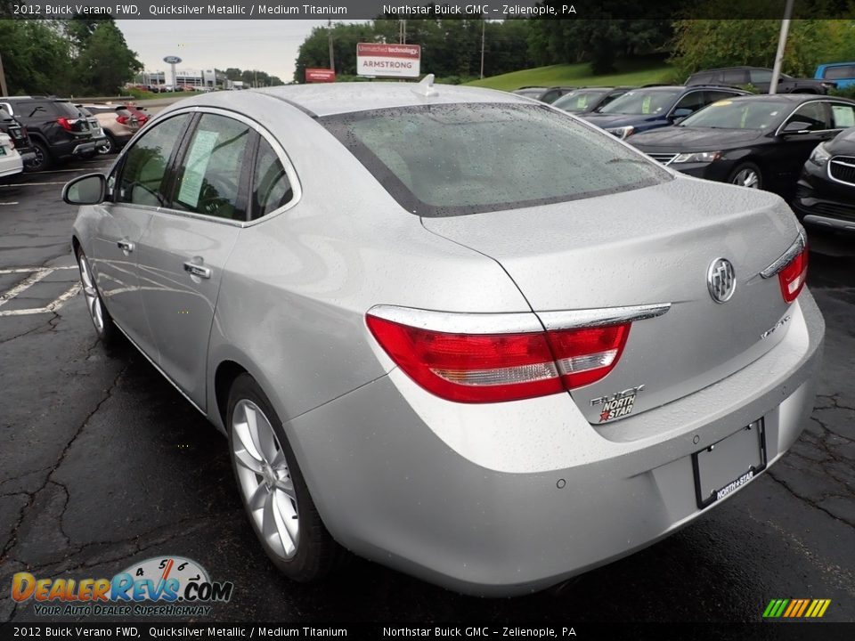 2012 Buick Verano FWD Quicksilver Metallic / Medium Titanium Photo #4