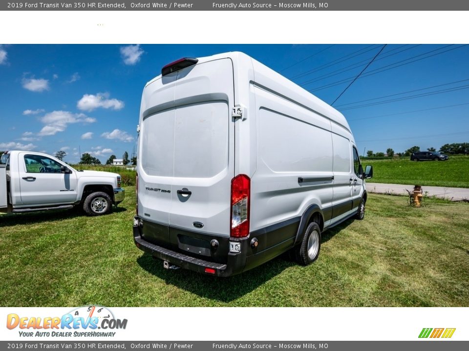 2019 Ford Transit Van 350 HR Extended Oxford White / Pewter Photo #4