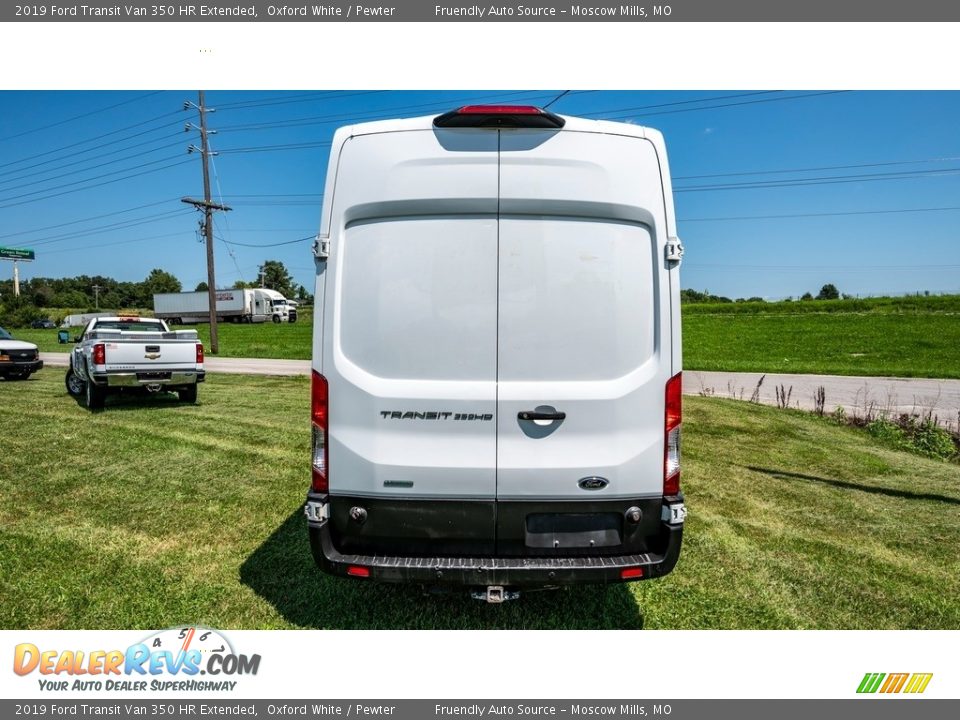 2019 Ford Transit Van 350 HR Extended Oxford White / Pewter Photo #5