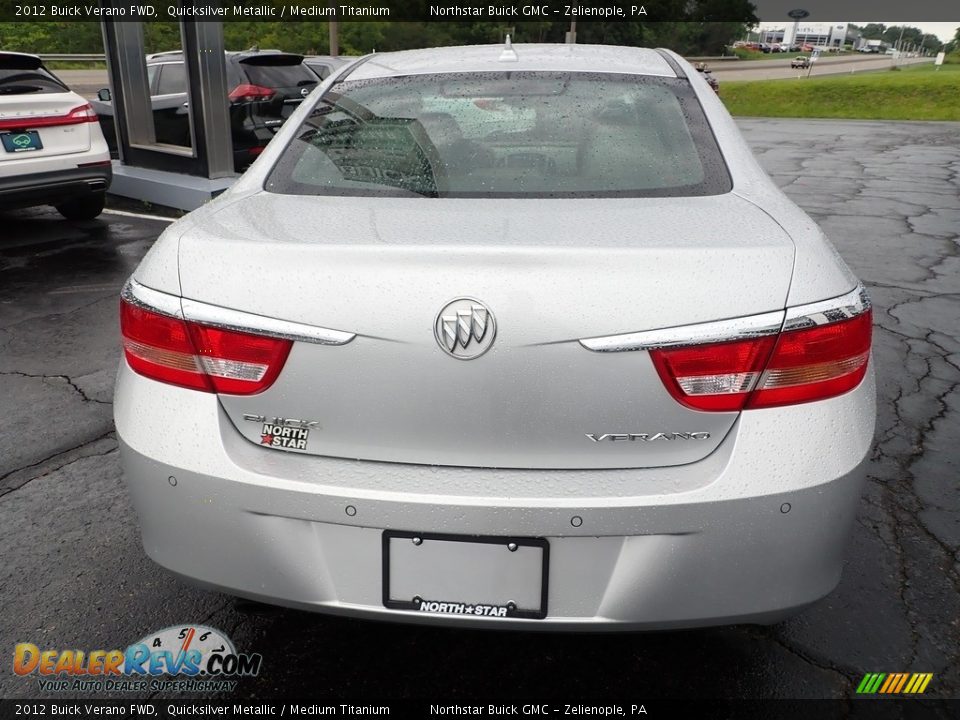 2012 Buick Verano FWD Quicksilver Metallic / Medium Titanium Photo #5