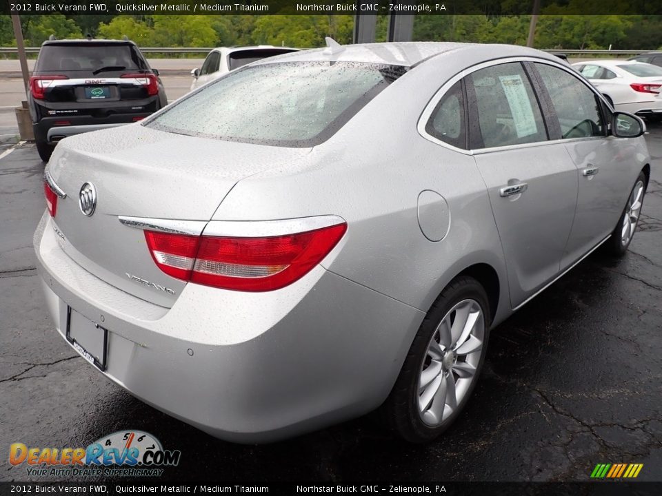 2012 Buick Verano FWD Quicksilver Metallic / Medium Titanium Photo #6