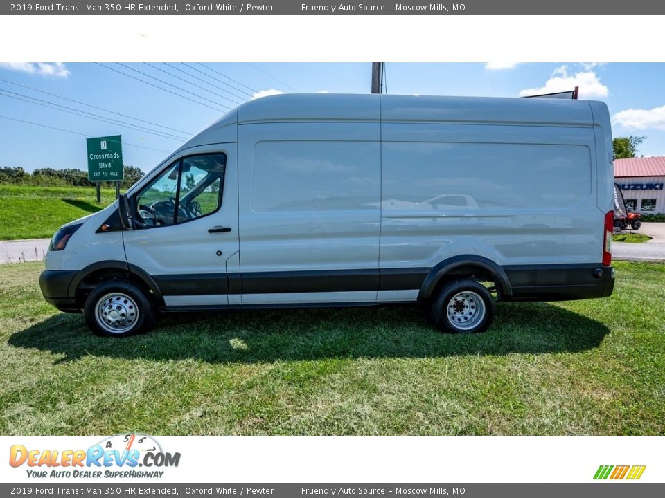 2019 Ford Transit Van 350 HR Extended Oxford White / Pewter Photo #7