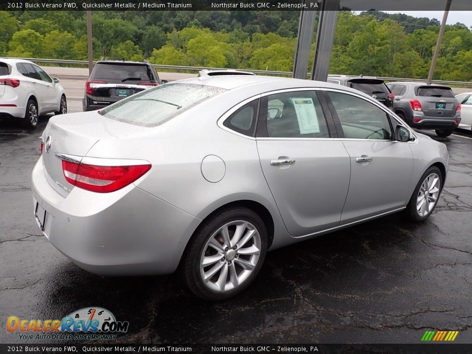 2012 Buick Verano FWD Quicksilver Metallic / Medium Titanium Photo #7