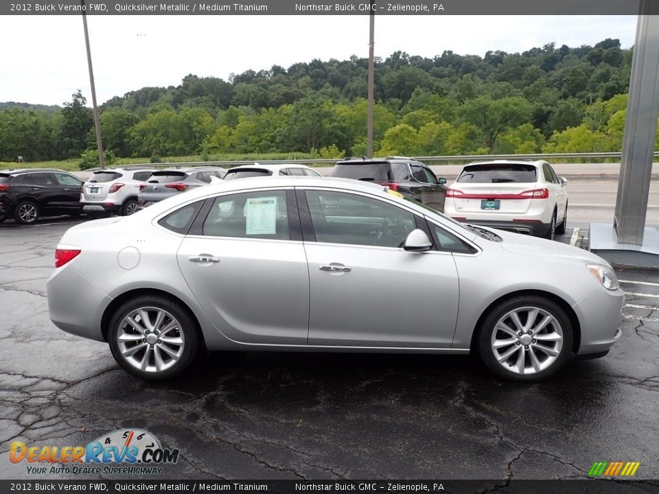 2012 Buick Verano FWD Quicksilver Metallic / Medium Titanium Photo #8