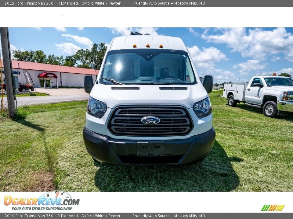 2019 Ford Transit Van 350 HR Extended Oxford White / Pewter Photo #9