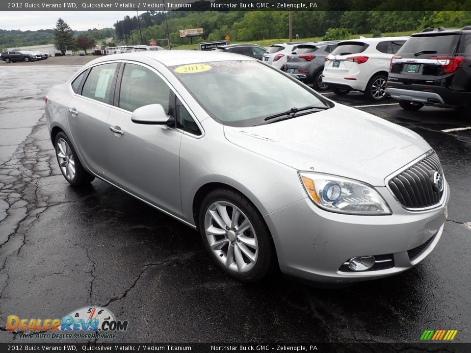 2012 Buick Verano FWD Quicksilver Metallic / Medium Titanium Photo #9