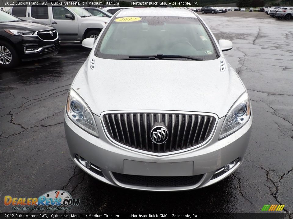 2012 Buick Verano FWD Quicksilver Metallic / Medium Titanium Photo #10