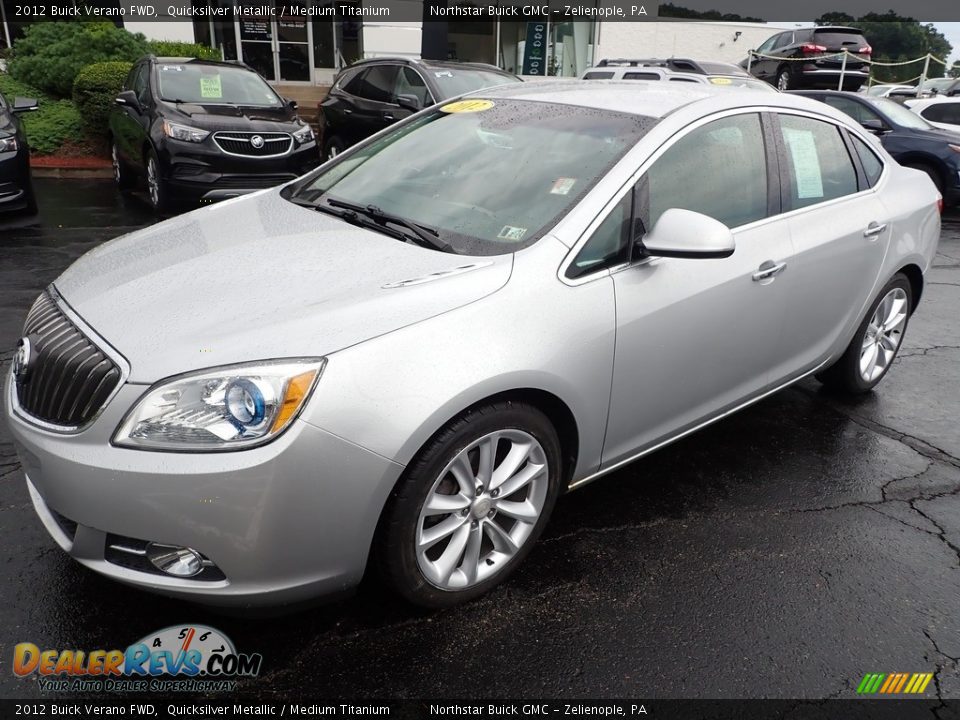 2012 Buick Verano FWD Quicksilver Metallic / Medium Titanium Photo #12