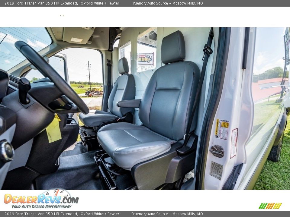 Front Seat of 2019 Ford Transit Van 350 HR Extended Photo #17
