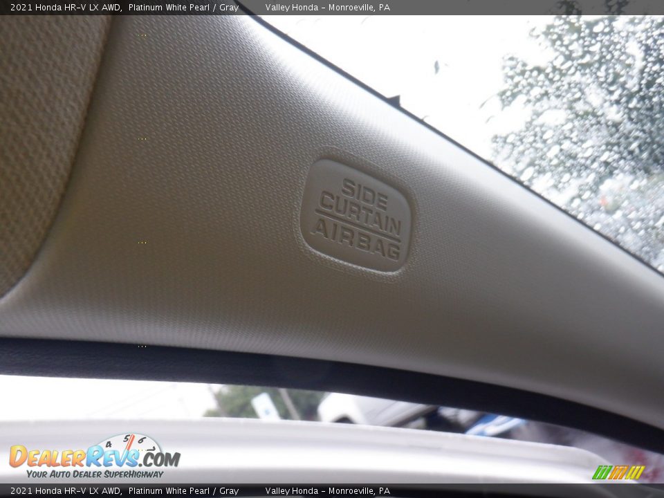 2021 Honda HR-V LX AWD Platinum White Pearl / Gray Photo #13