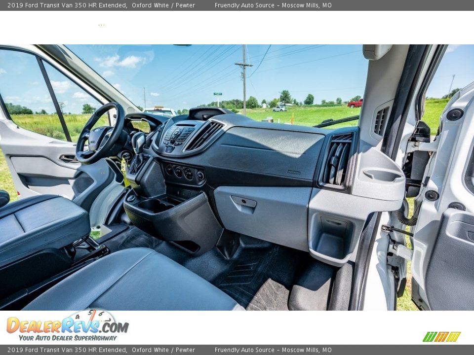 2019 Ford Transit Van 350 HR Extended Oxford White / Pewter Photo #24