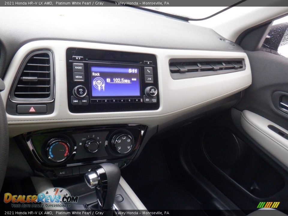2021 Honda HR-V LX AWD Platinum White Pearl / Gray Photo #15