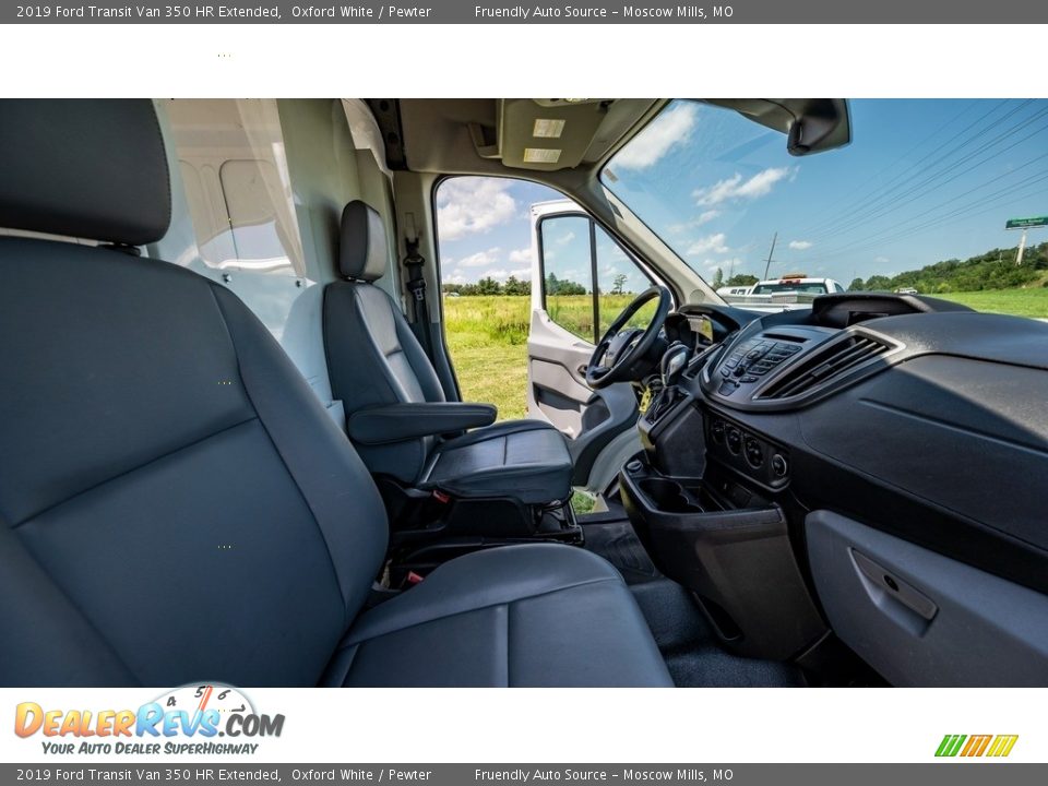 2019 Ford Transit Van 350 HR Extended Oxford White / Pewter Photo #25
