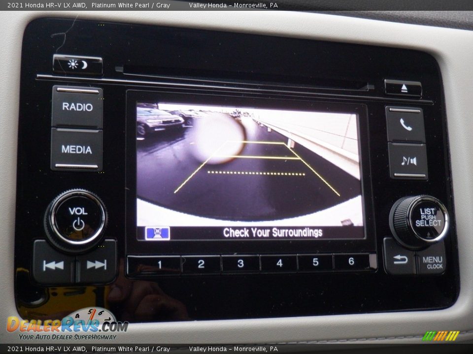 2021 Honda HR-V LX AWD Platinum White Pearl / Gray Photo #16