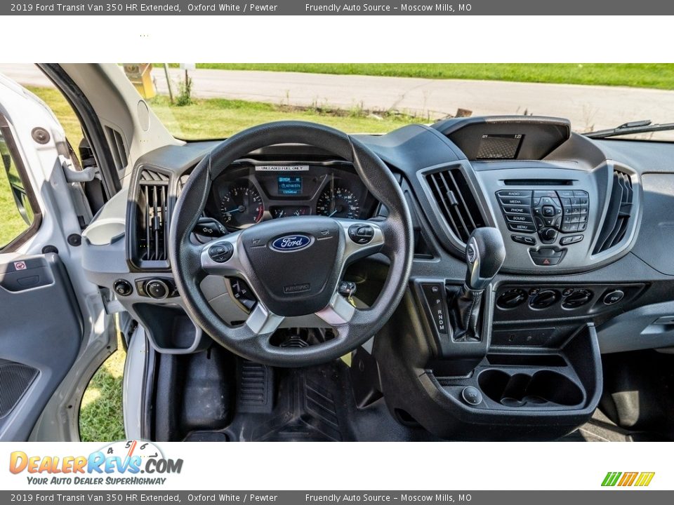 Dashboard of 2019 Ford Transit Van 350 HR Extended Photo #28