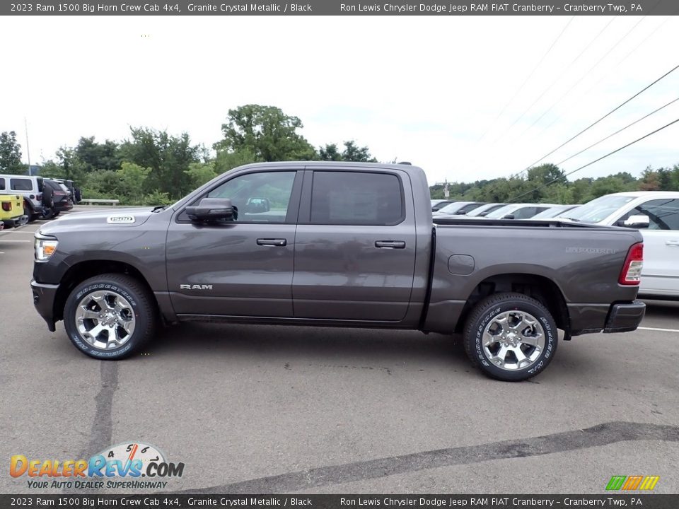 2023 Ram 1500 Big Horn Crew Cab 4x4 Granite Crystal Metallic / Black Photo #2